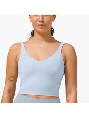 lululemon athletica periwinkle align Cropped Tank size 8